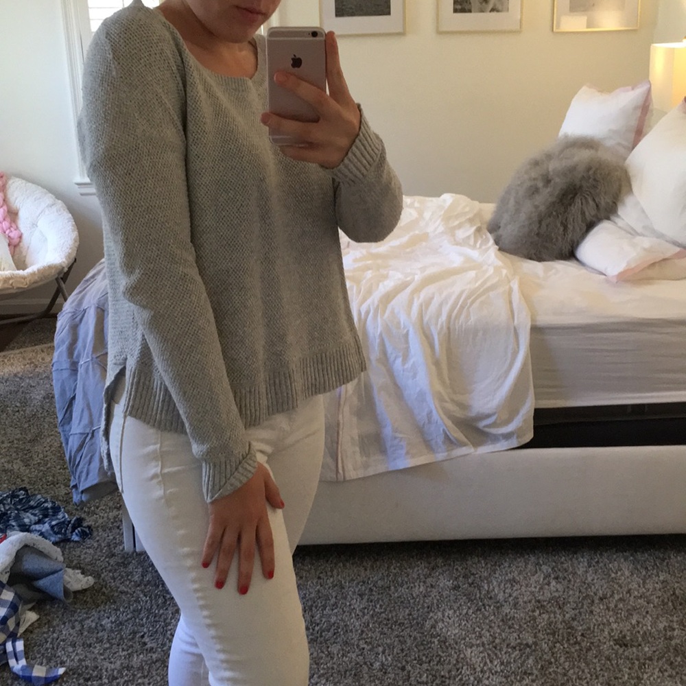 Madewell gray sweater